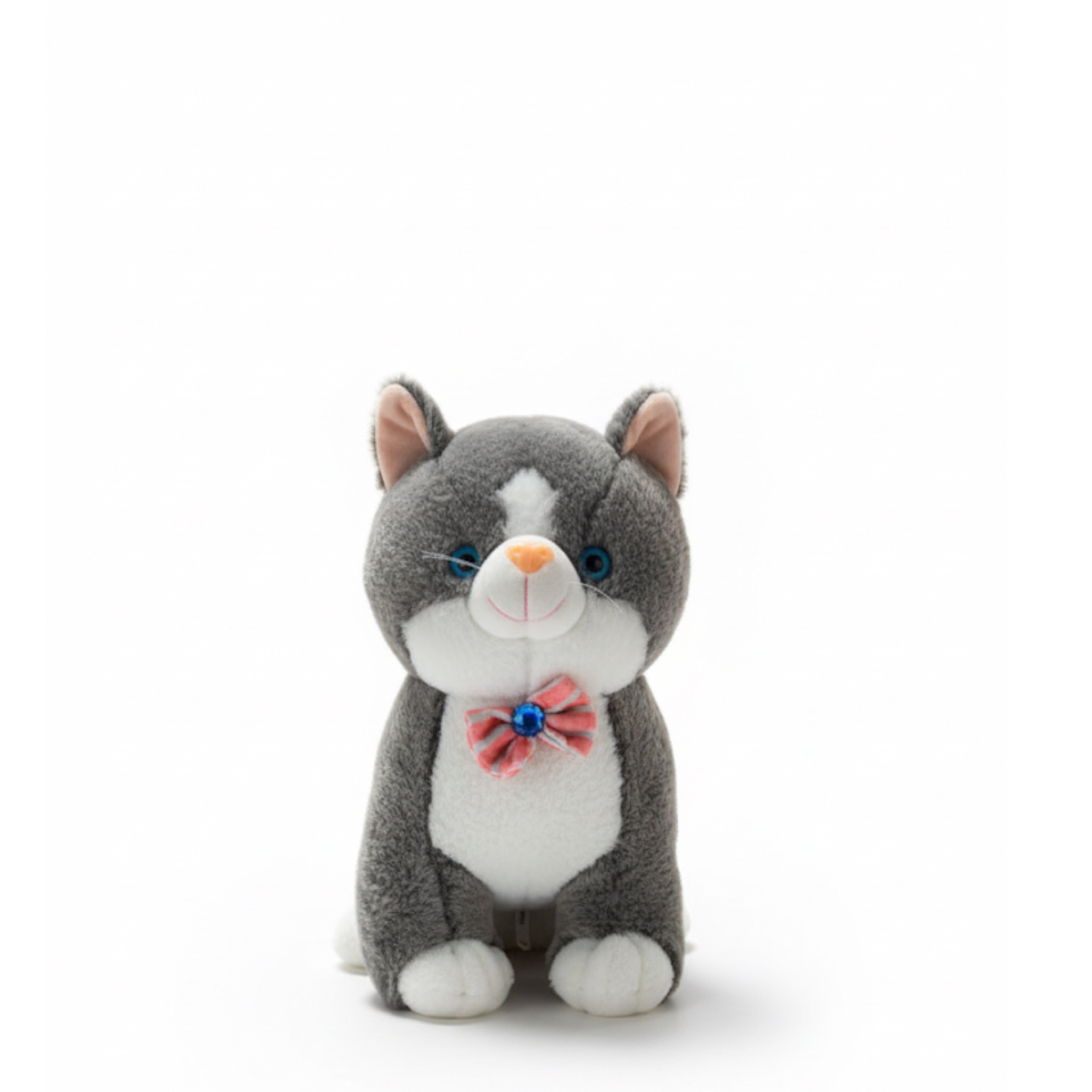 Grey Plush Cat