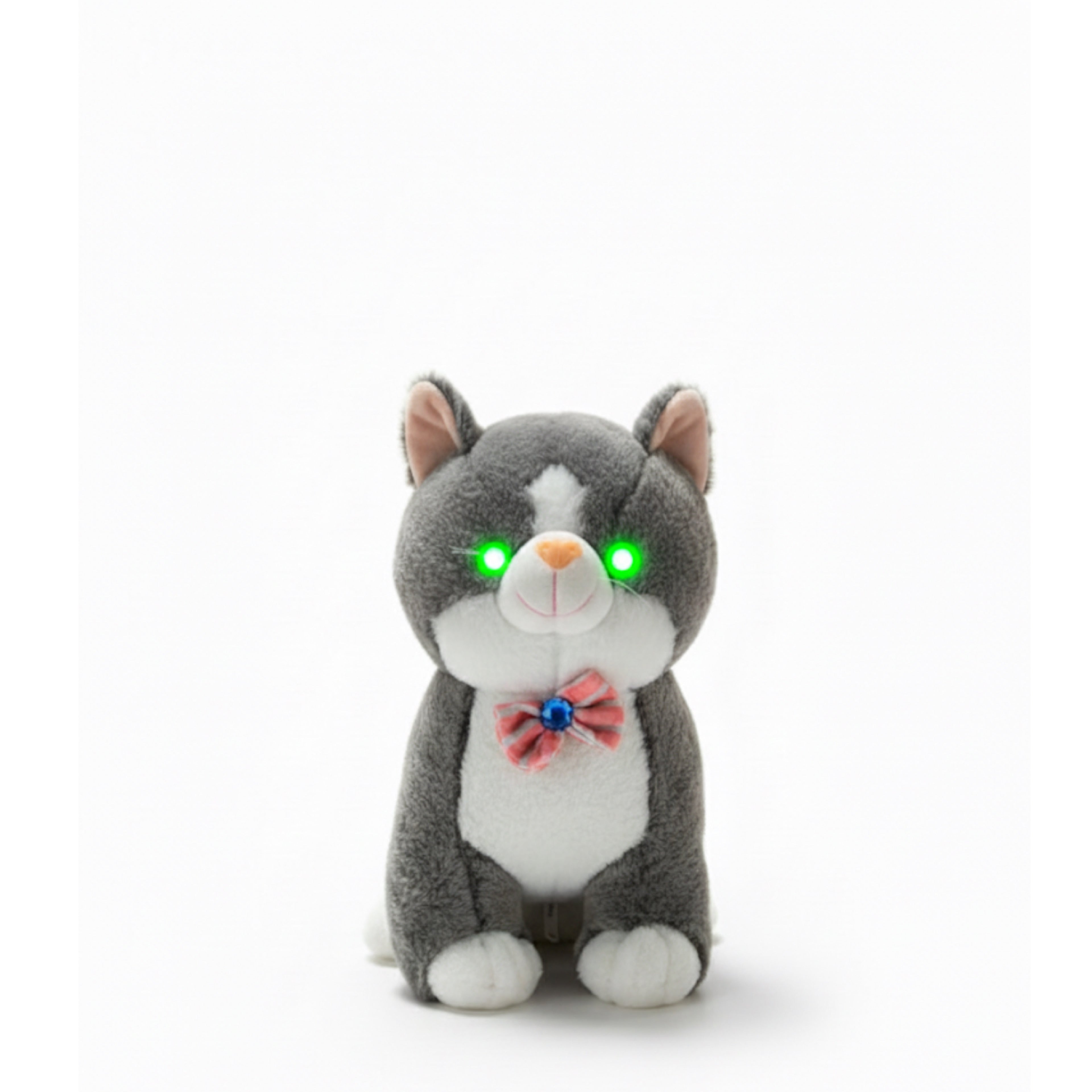 Grey Plush Cat