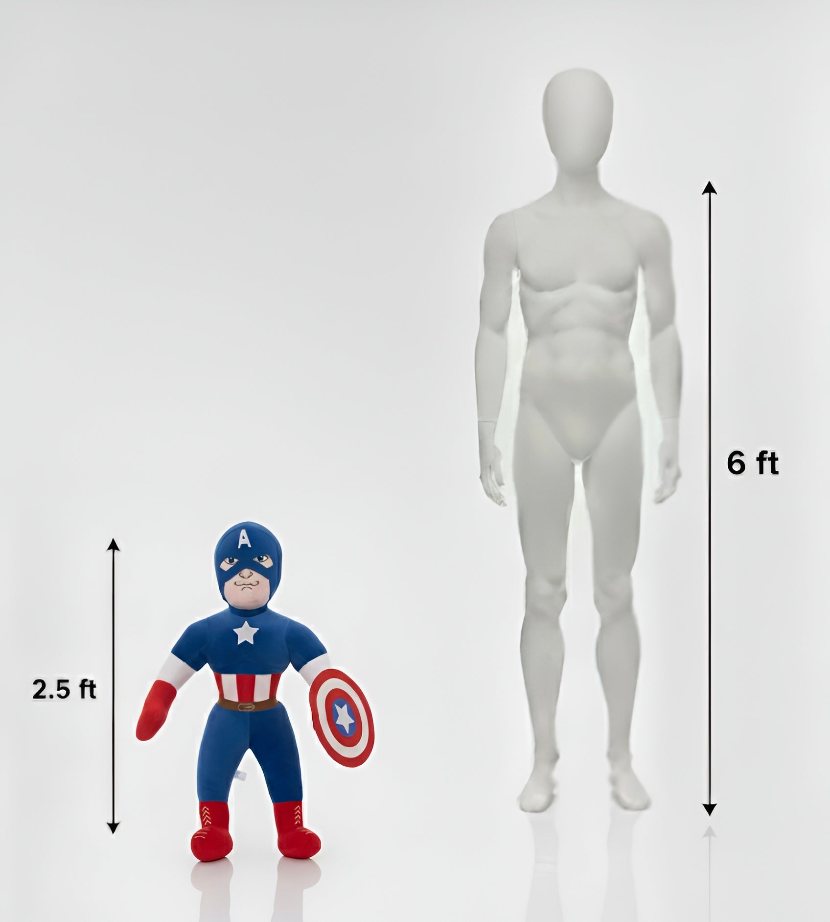 Large Captain America Plush Toy