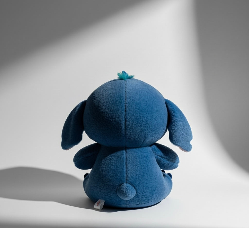 Large Blue Stitch Hoodie Bear