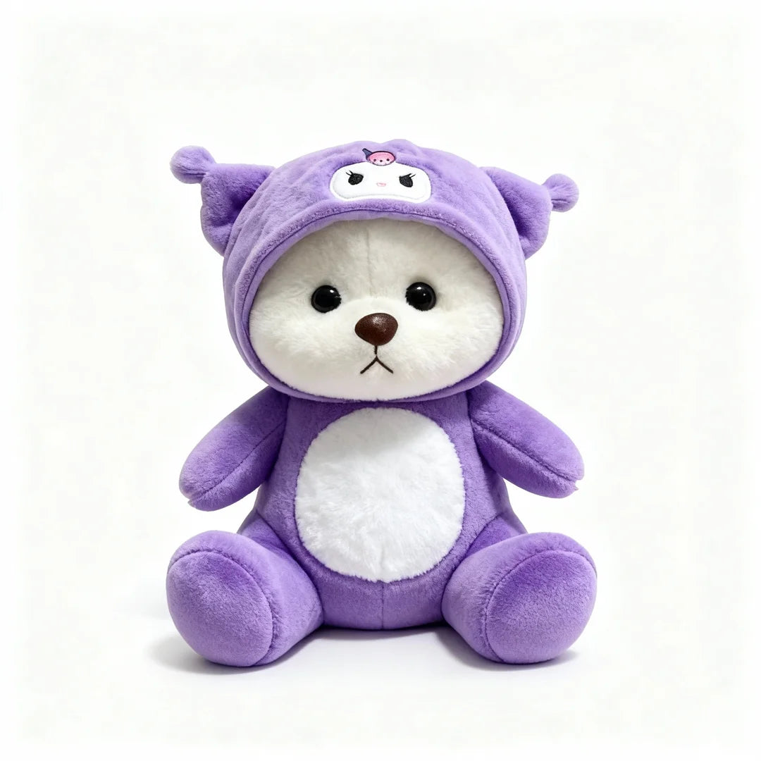 Kuromi Hoodie Bear