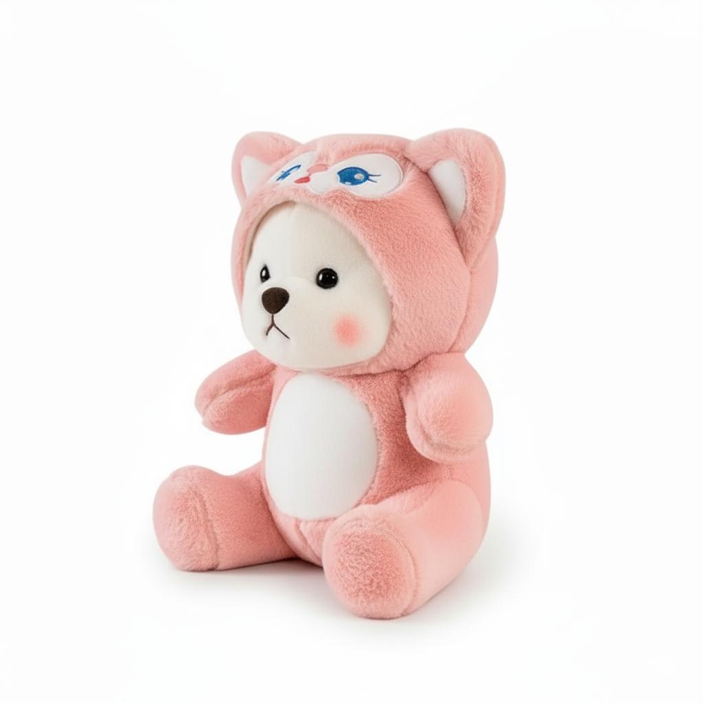 Light Pink Hoodie Bear
